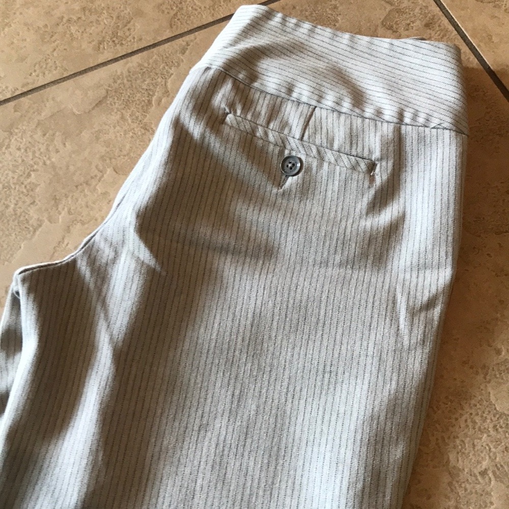 Express pinstripe Editor slacks